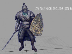 faraam knight Model 3D