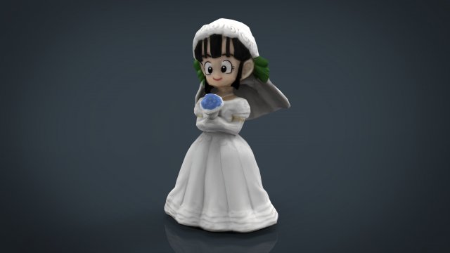 chi-chi bride 3D Model .c4d .max .obj .3ds .fbx .stl .blend 