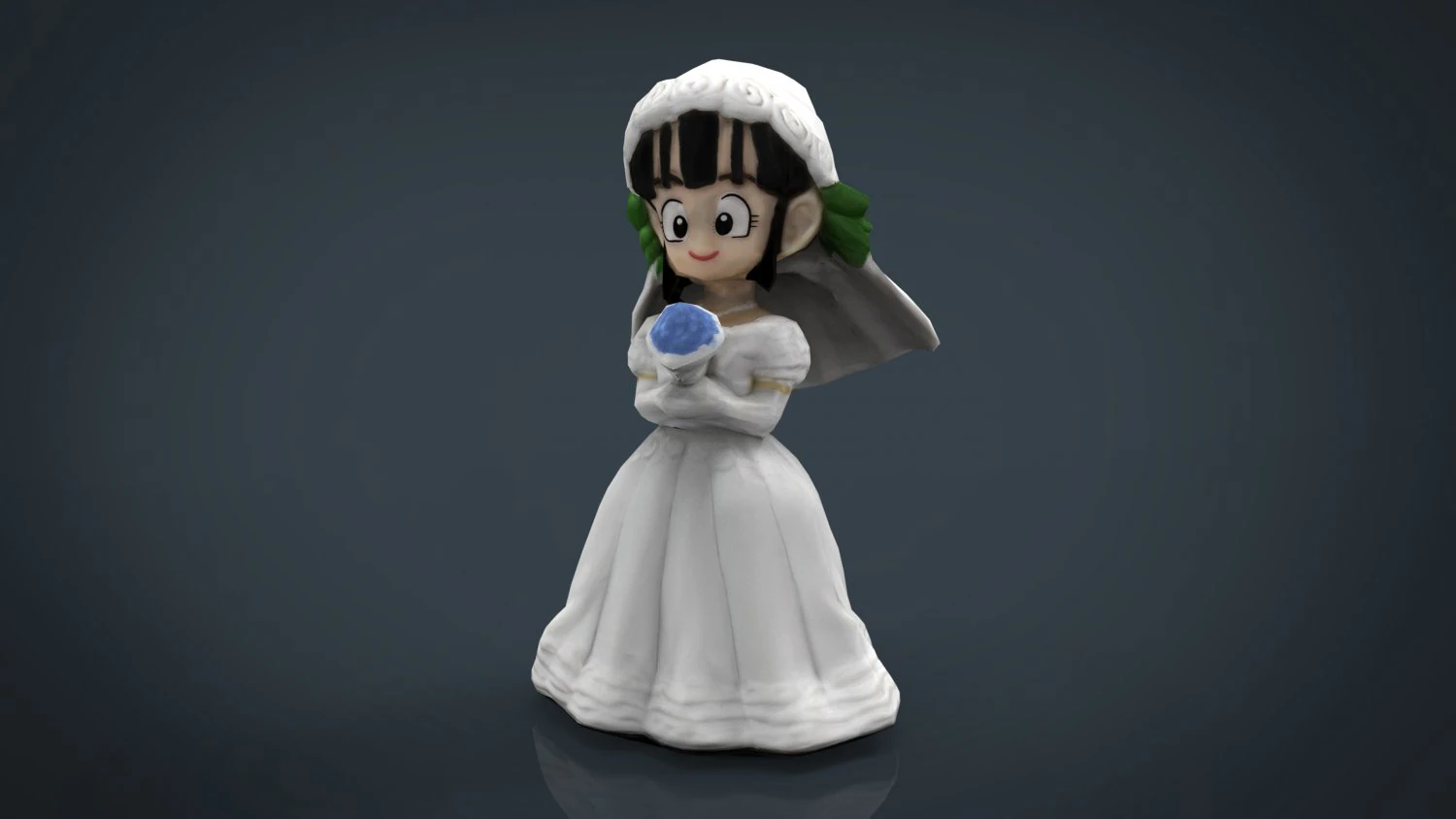chi-chi bride 3D Model .c4d .max .obj .3ds .fbx .stl .blend 