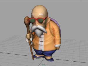 muten roshi Modèle 3D