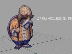 muten roshi 3D Model