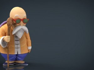 muten roshi Modèle 3D