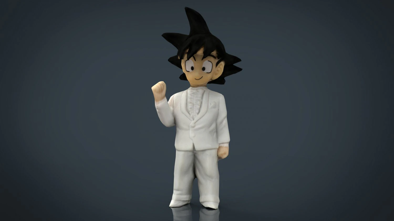 goku groom 3D Model .c4d .max .obj .3ds .fbx .stl .blend 