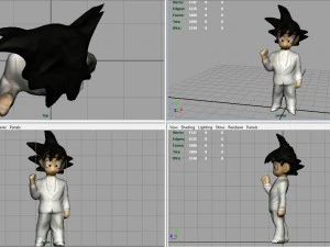 goku groom 3D Model
