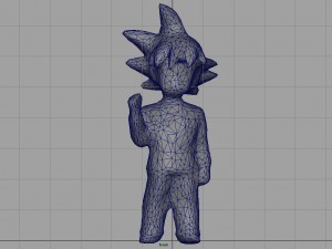 goku groom Model 3D