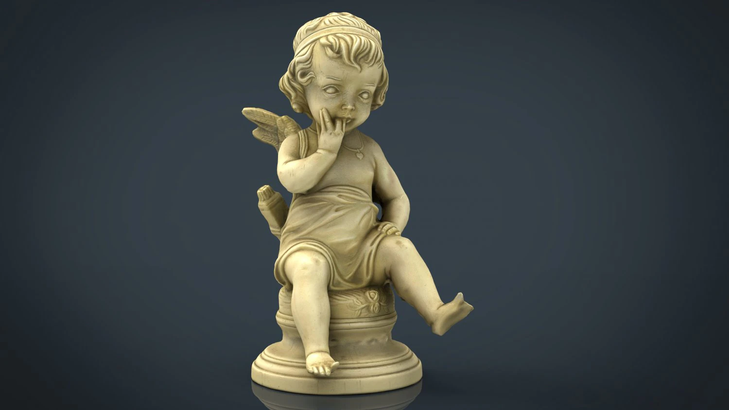 cupid 3D Model .c4d .max .obj .3ds .fbx .stl .blend 