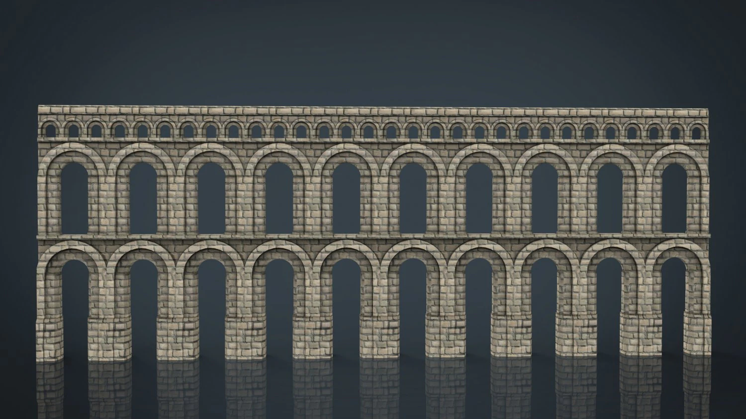 acquedotto Modello 3D .c4d .max .obj .3ds .fbx .stl .blend 