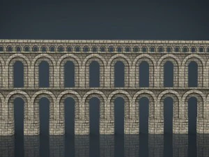 aqueduto Modelo 3D