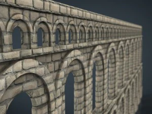 acquedotto Modello 3D