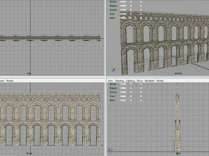 acquedotto Modello 3D