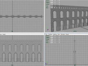 acquedotto Modello 3D