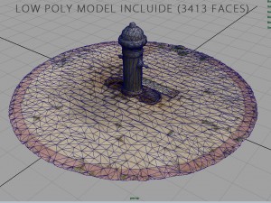 fountain 7 3D Model