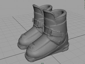 kids ski boots Modèle 3D