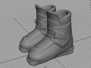 kids ski boots 3D Model