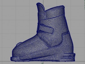 kids ski boots Modèle 3D