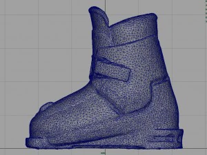 kids ski boots 3D Model