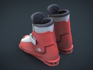 kids ski boots Modèle 3D