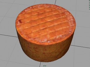 goat cheese Model 3D