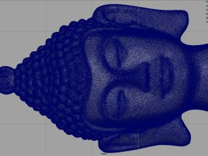 vintage buddha head 3D Model