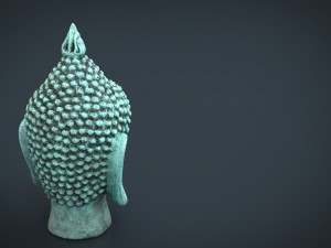 vintage buddha head 3D Модель