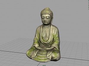 ancient buddha 3D मॉडल