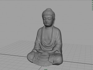 ancient buddha 3D मॉडल