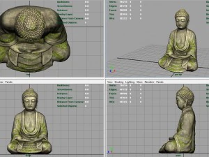 ancient buddha 3D Model