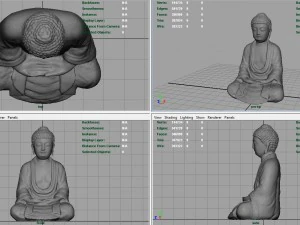 ancient buddha 3D Model