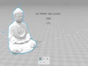 ancient buddha 3D Model