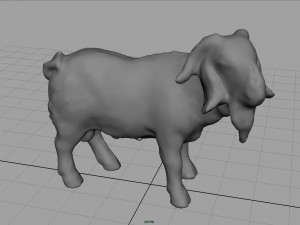 domestic goat 3D Модель