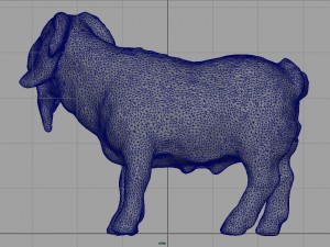 domestic goat 3D Модель