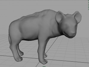 realistic hyena 3D Model