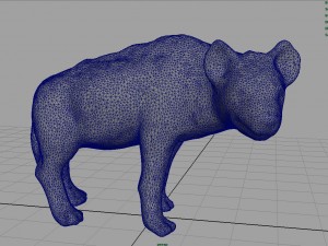 realistic hyena 3D Model