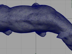 hiena realista Modelo 3D