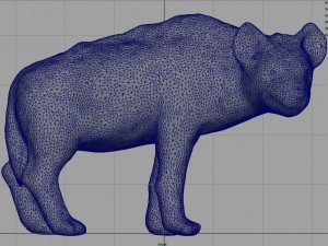 realistic hyena 3D Model
