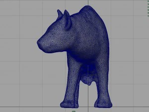 hiena realista Modelo 3D