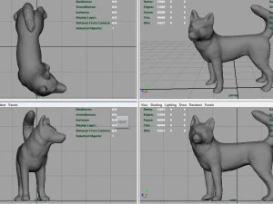 siberian husky 3D Model