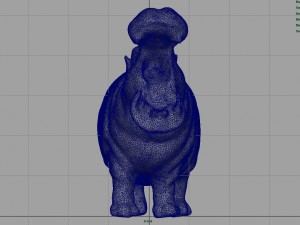 african hippopotamus Model 3D