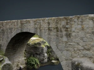medieval bridge 3D Model