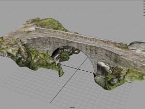 medieval bridge 3Dモデル