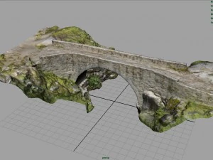 medieval bridge 3D Model