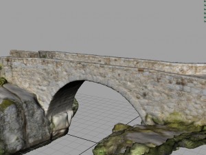 medieval bridge 3Dモデル