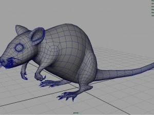radiactive rat 3D Model