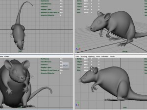 radiactive rat Modèle 3D