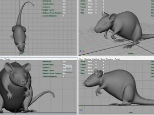 radiactive rat 3D Model