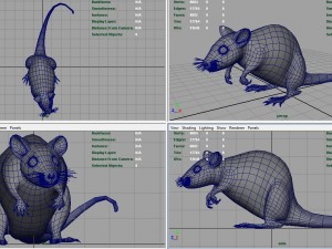 radiactive rat Modèle 3D