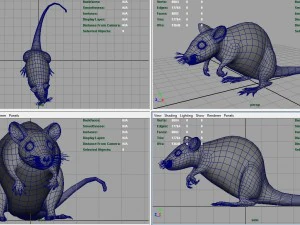 radiactive rat 3D Model