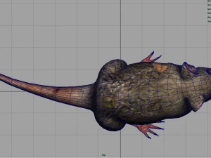 radiactive rat 3D Model