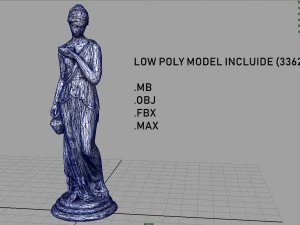 venus with pitcher 3D Model