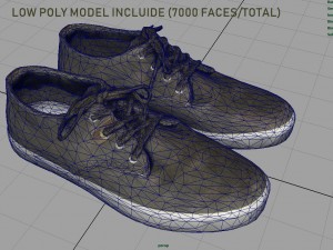 sneakers 12 3D-Modell